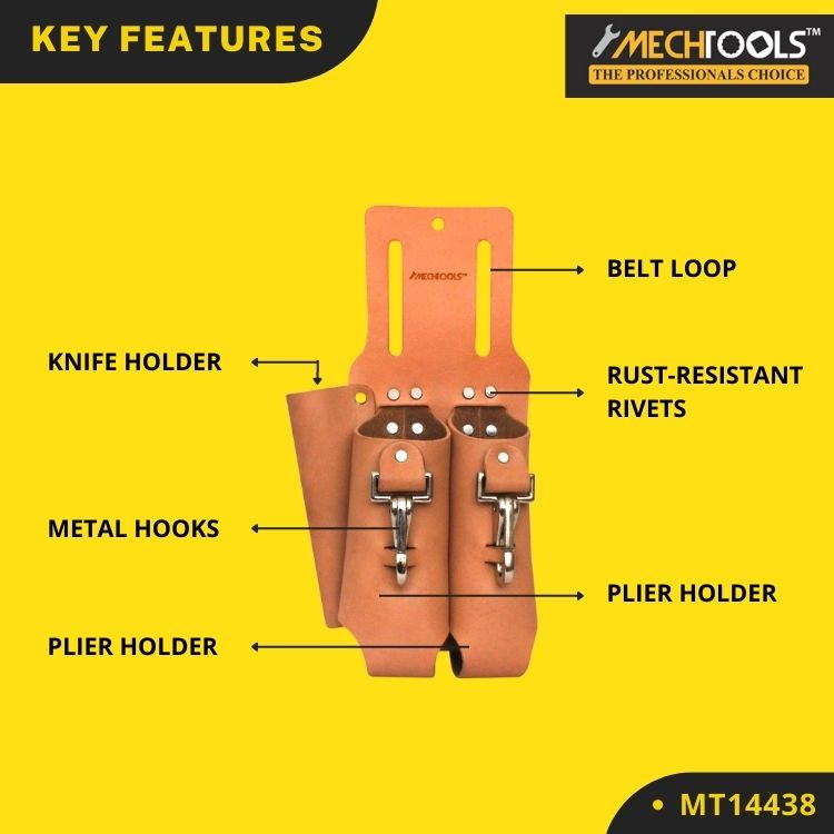 2 Pockets Tool / Plier Holder - (MT14438)