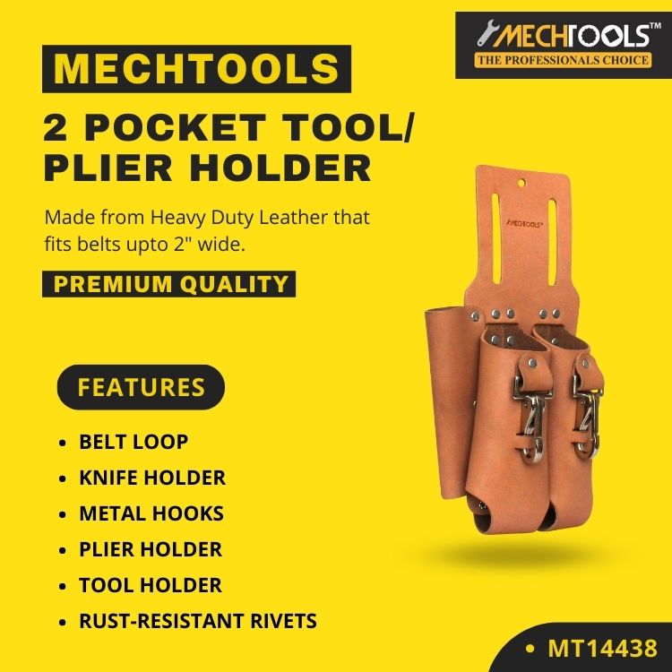 2 Pockets Tool / Plier Holder - (MT14438)
