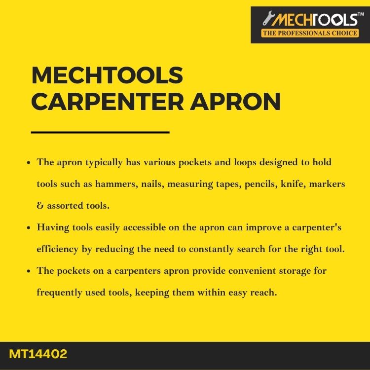 Carpenter's Apron with Polyweb Belt - (MT14402)