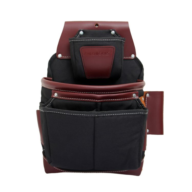 Leather/Polyester PRO Fastener Bag – Durable Tool Storage for Professionals- MT14451