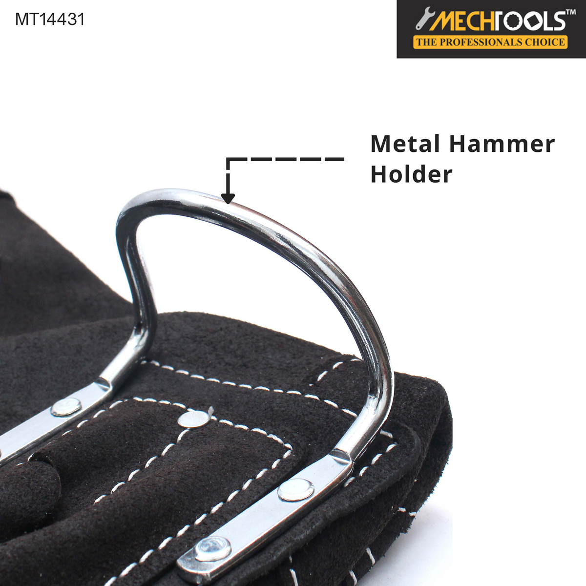 11-Pocket Combo Work Apron – Durable Split Leather with Tool Organization (MT14431)