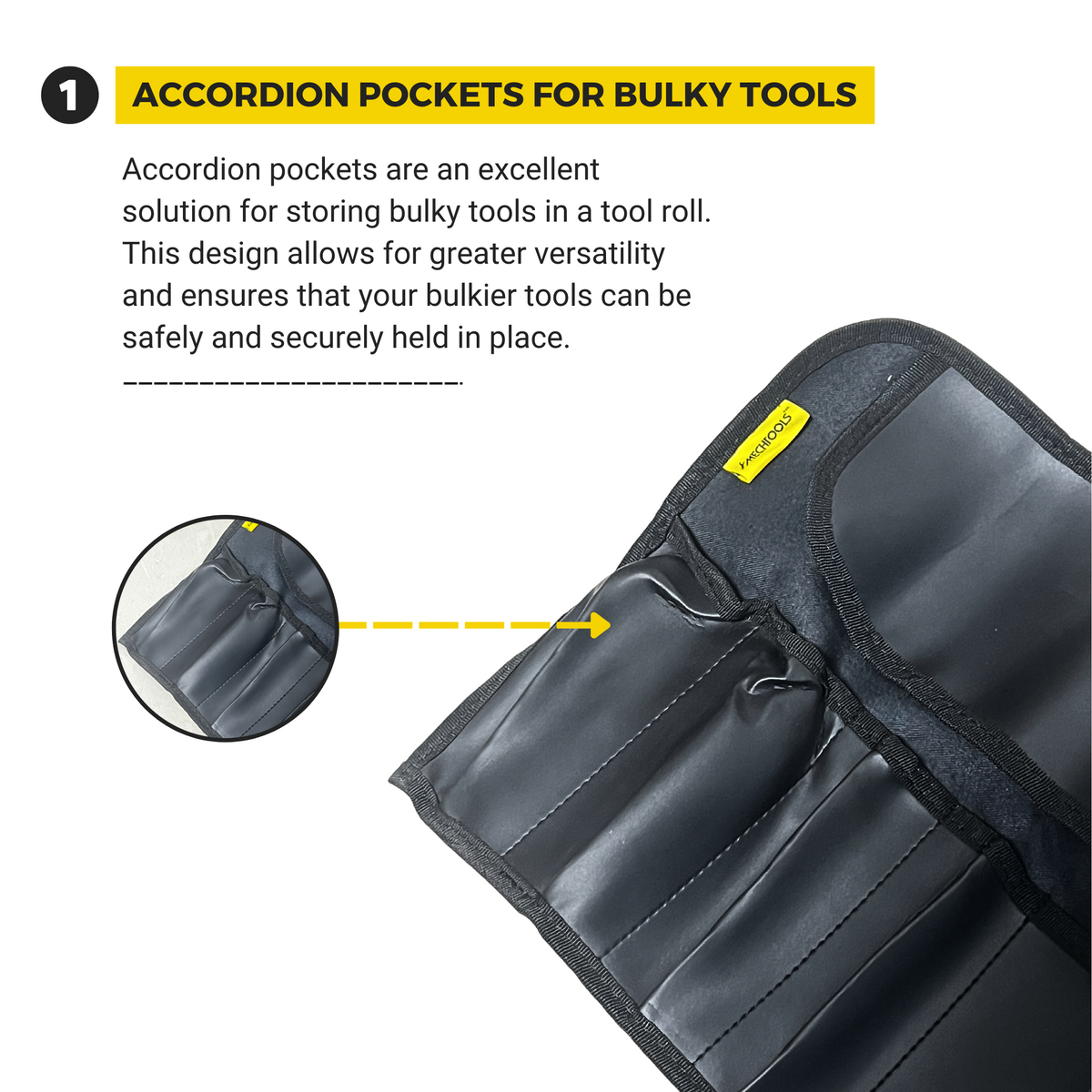 14 Pockets Tool Roll - MT14448