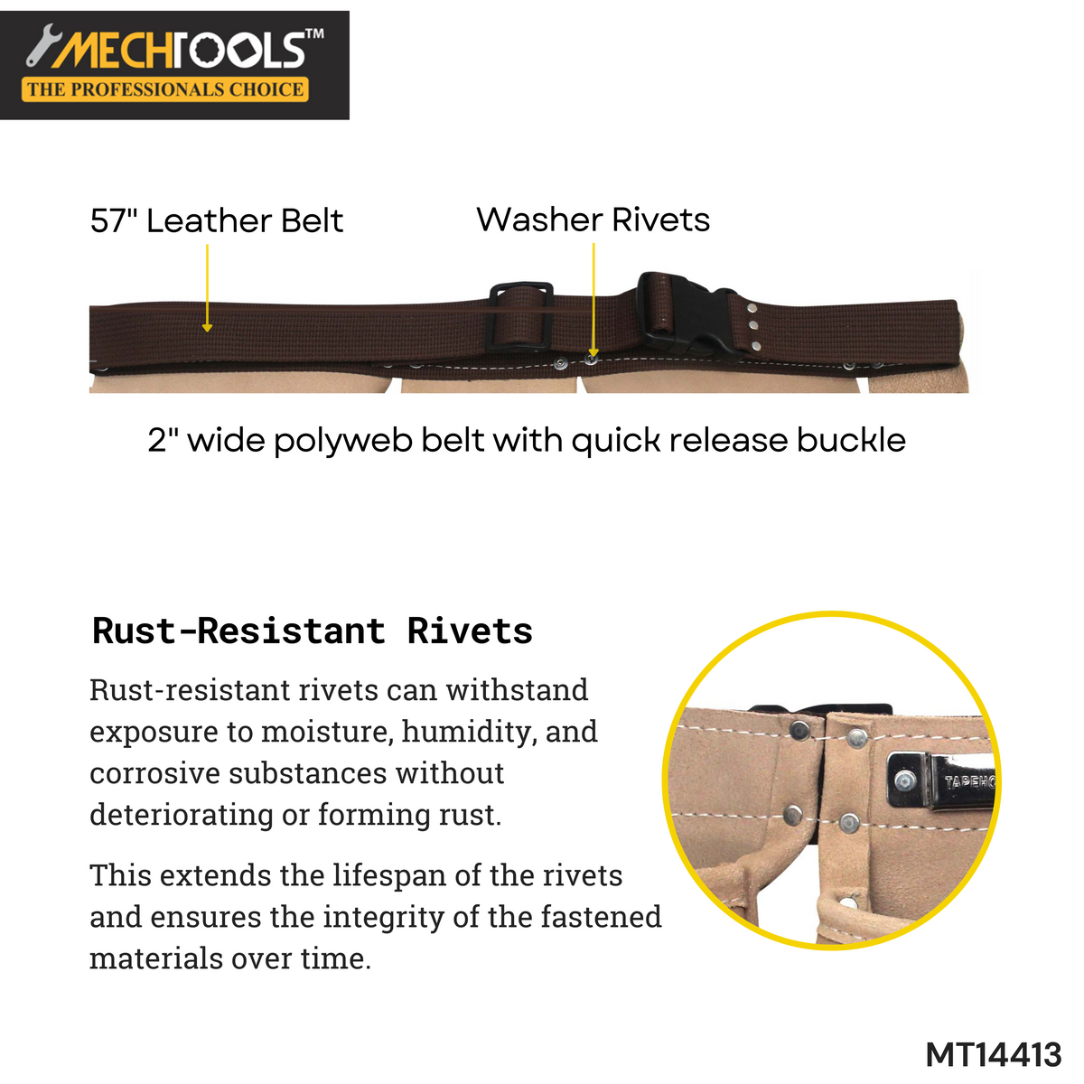 Carpenter's Apron with Polyweb Belt - (MT14413)