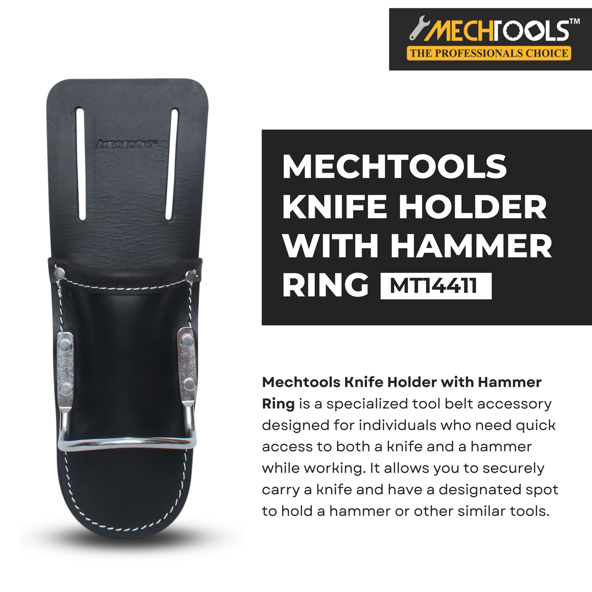 Knife Holder with Hammer Ring - (MT14411)