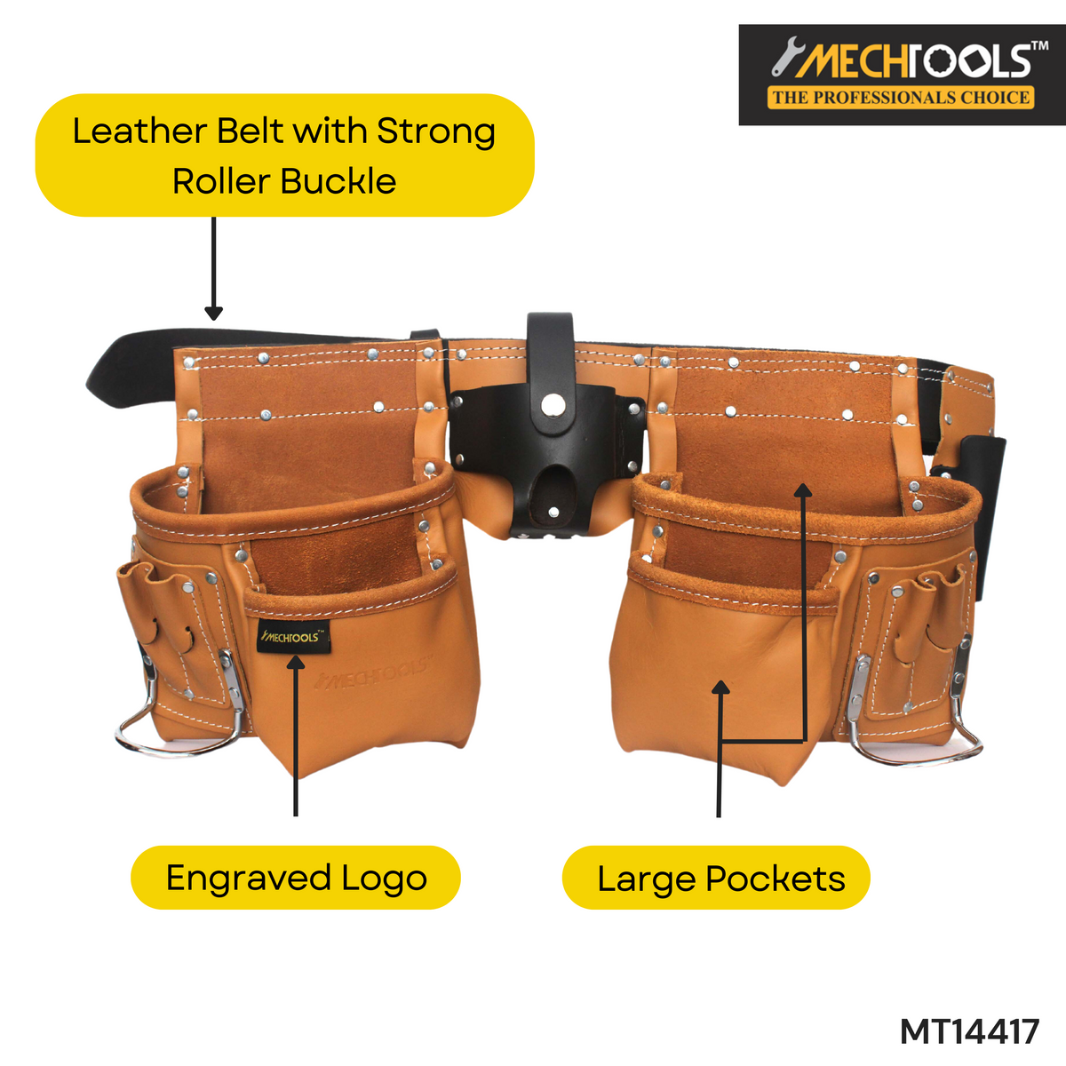 The Master Carpenter's Apron with Leather Belt - (MT14417)