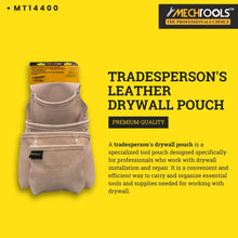 [4 Pockets] Tradesperson's Drywall Pouch - 100% Genuine Leather (MT14400)