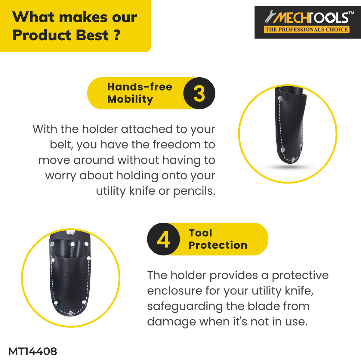 Tradesperson’s Utility Knife & Pencil Holder - (MT14408)