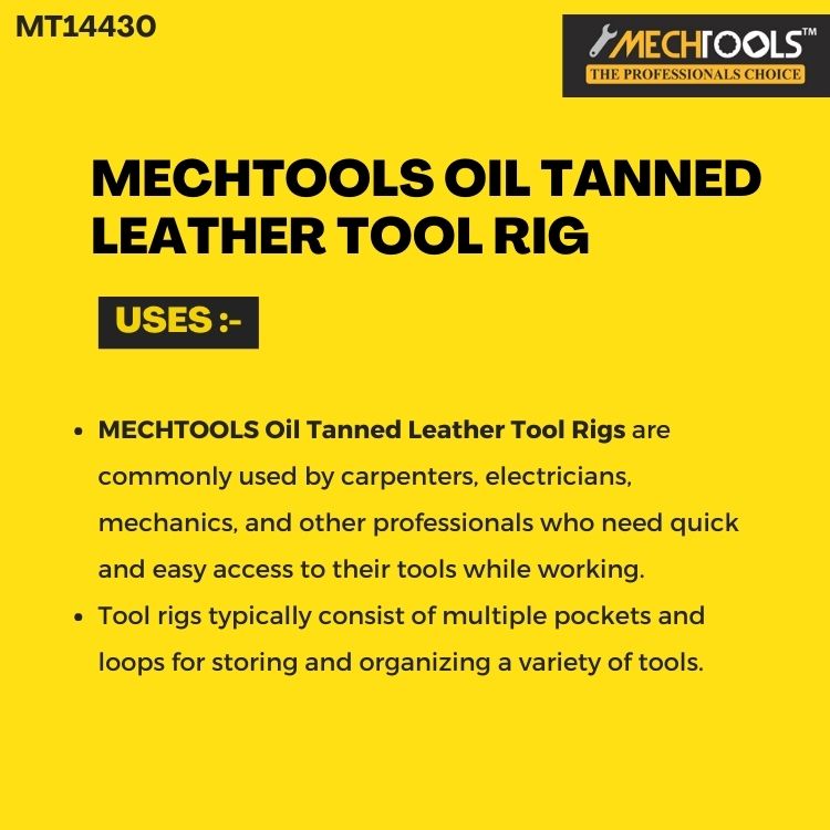 Oil Tanned Leather Tool Rig - (MT14430)