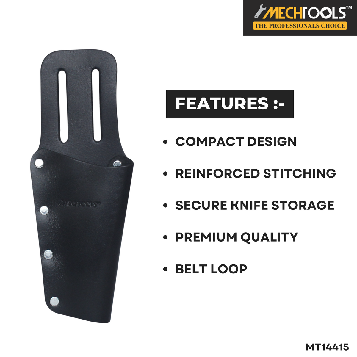 Tradesperson’s Leather Utility Knife Holder - MT14415