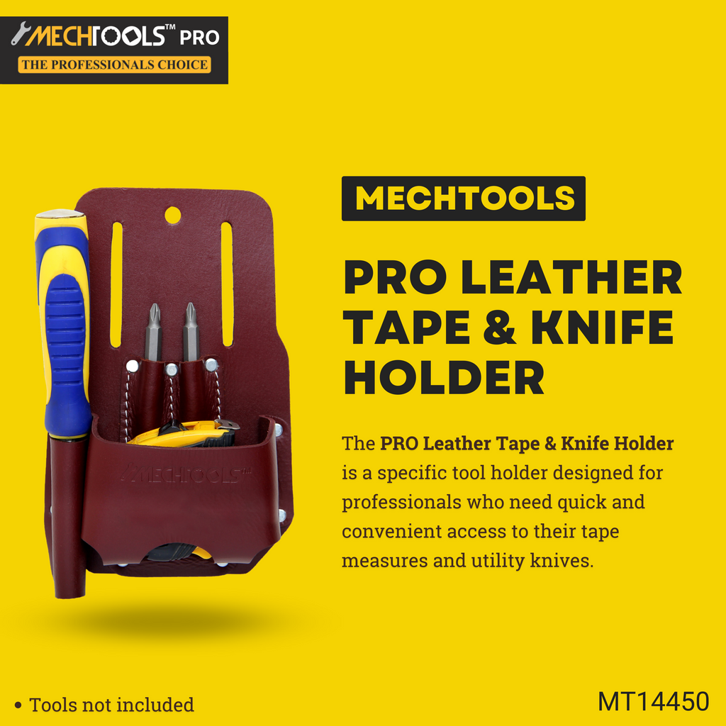 PRO Leather Tape & Knife Holder - (MT14450)
