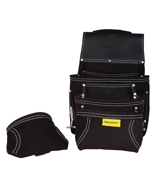 11-Pocket Combo Work Apron – Durable Split Leather with Tool Organization (MT14431)