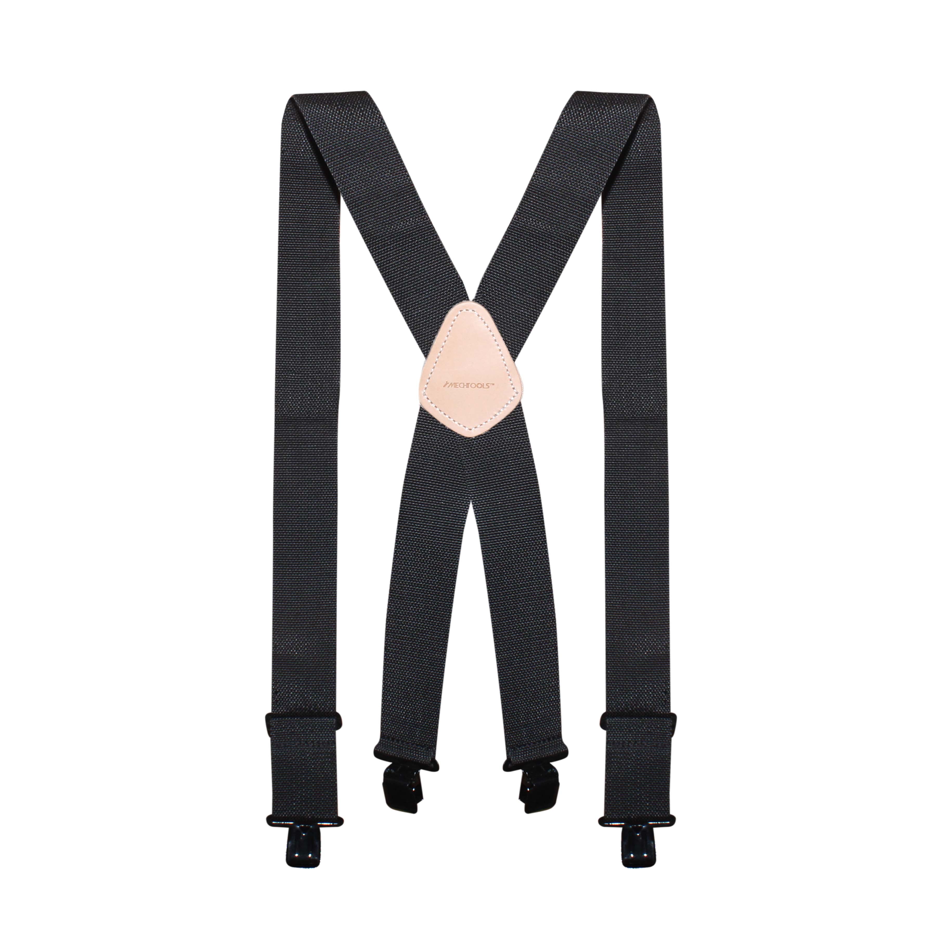 Tradesperson's Leather Non-Elastic Suspender - (MT14426)