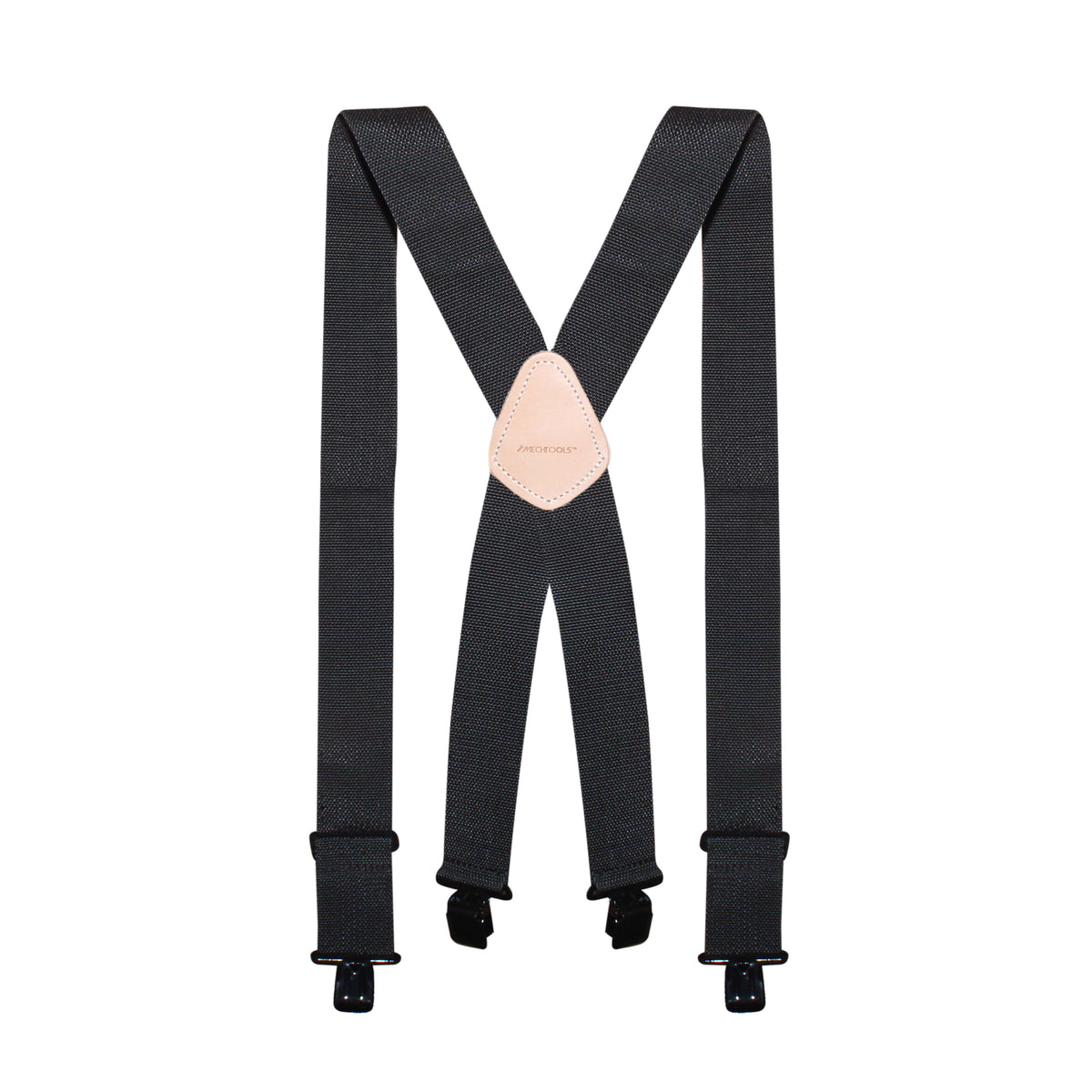 Tradesperson’s Leather Non-Elastic Tool Suspender – Heavy-Duty Polyweb & Leather  (MT14426)