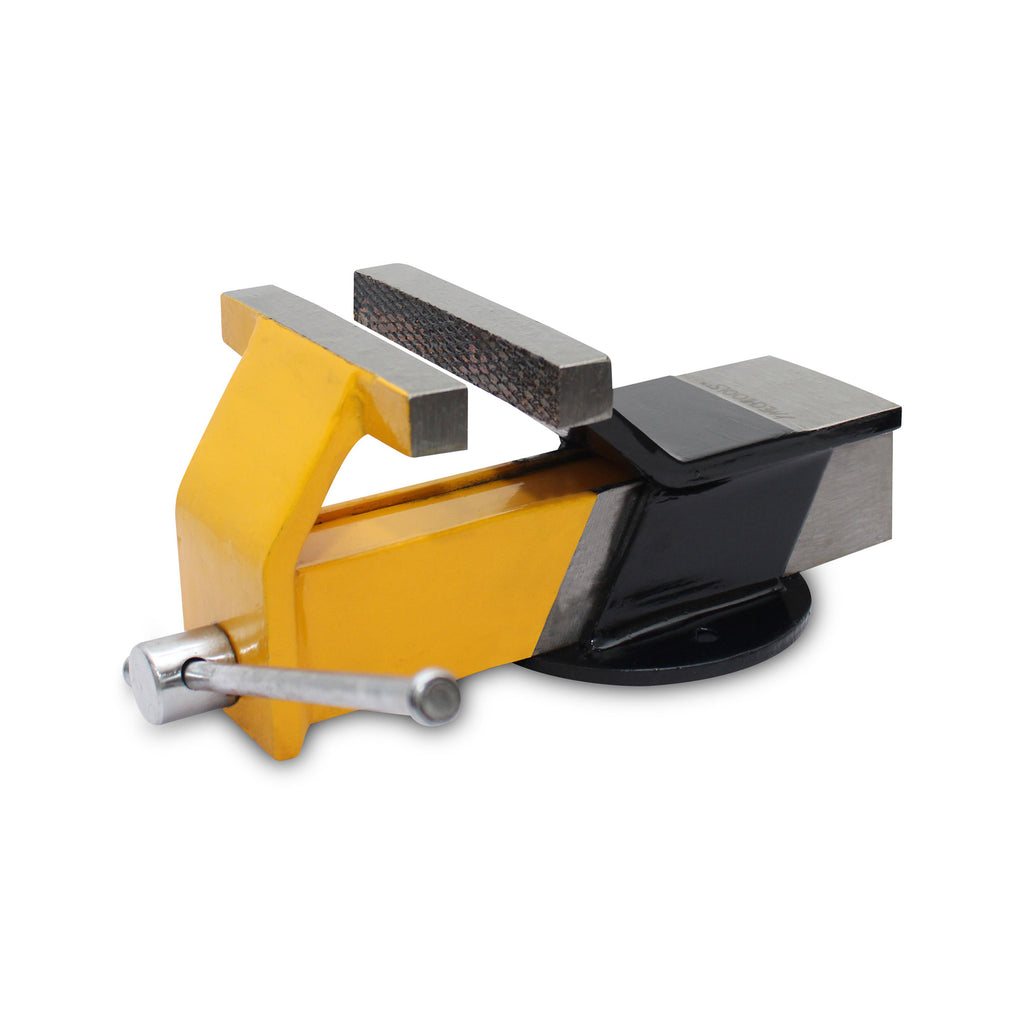 ALL STEEL BENCH VICE FIXED BASE 4