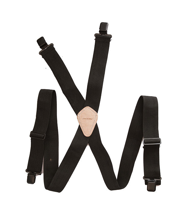 Tradesperson's Leather Non-Elastic Suspender - (MT14426) –